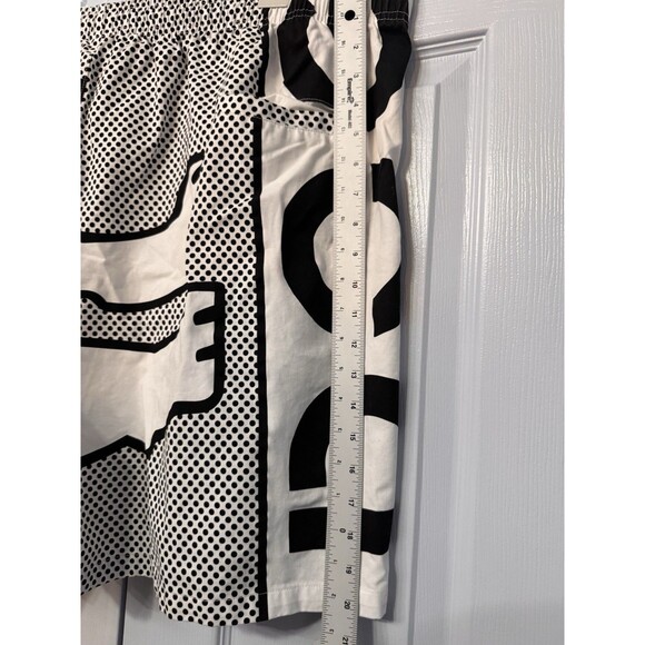 Vtg Big Dogs Big Logo Swim‎ Trunks Shorts Mesh Lined White Mens 4XL NWT - Picture 6 of 6